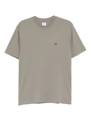 C.P. Company logo-detail Cotton T-shirt | Green | FARFETCH