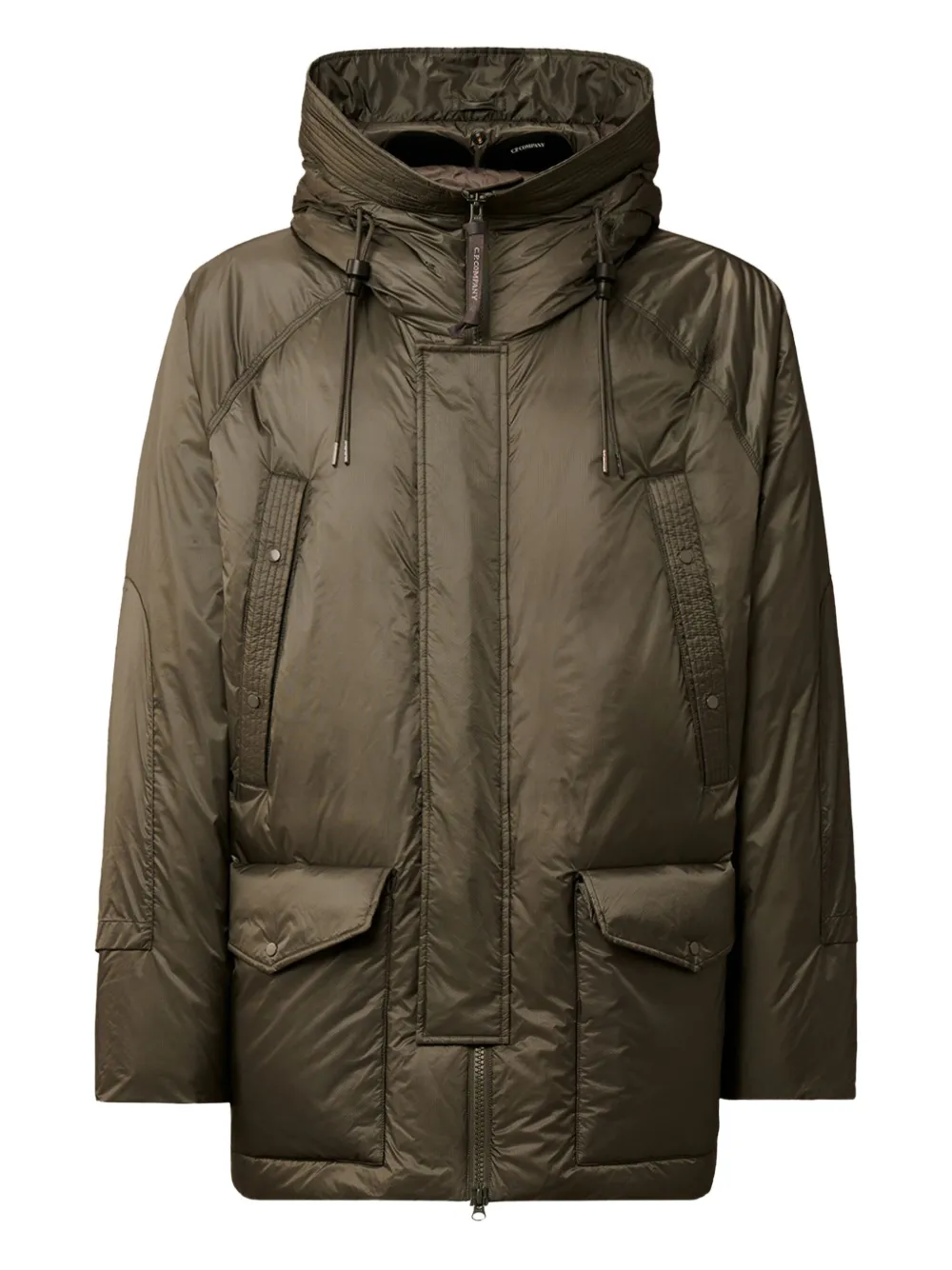 C.P. Company Goggle-detail puffer jacket | Grey | Image 1