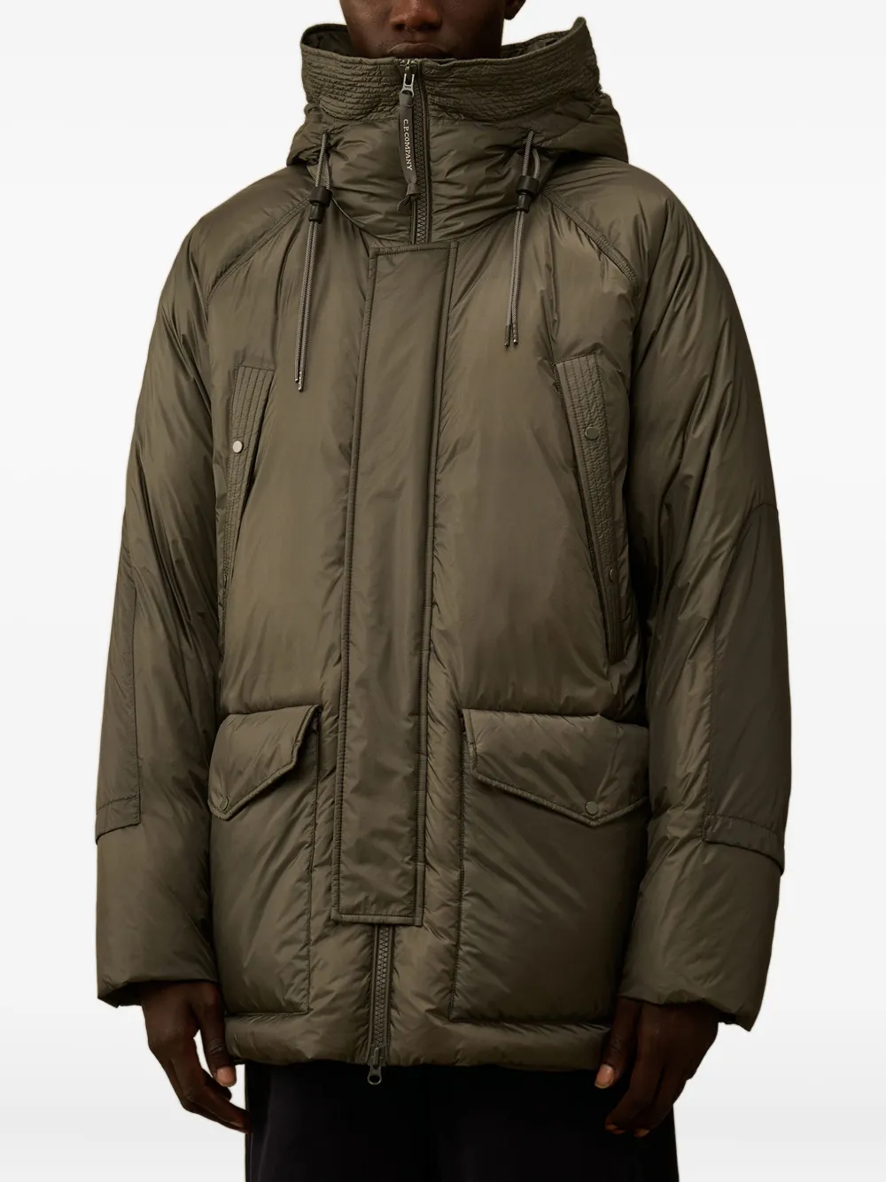 C.P. Company Donsjack met Goggle-detail Grijs