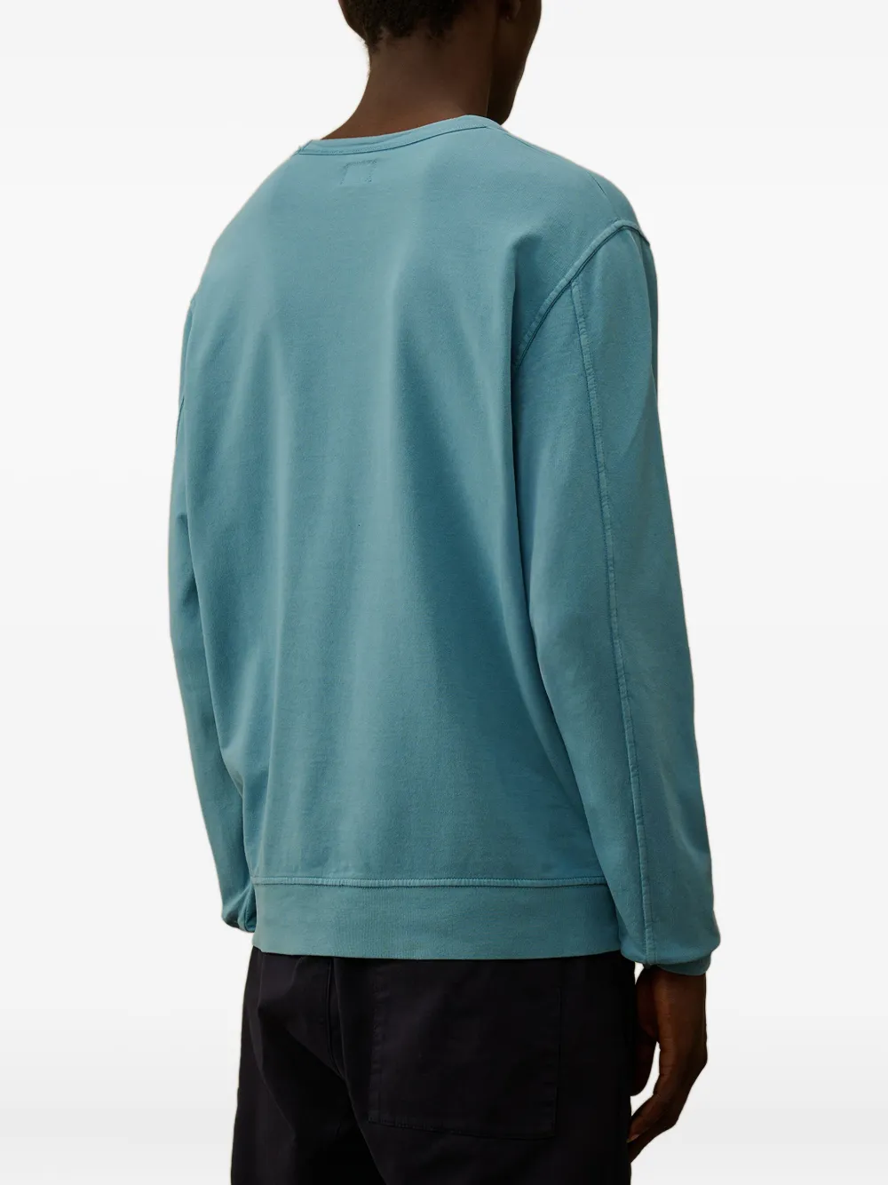 C.P. Company Sweater met Lens-detail Blauw