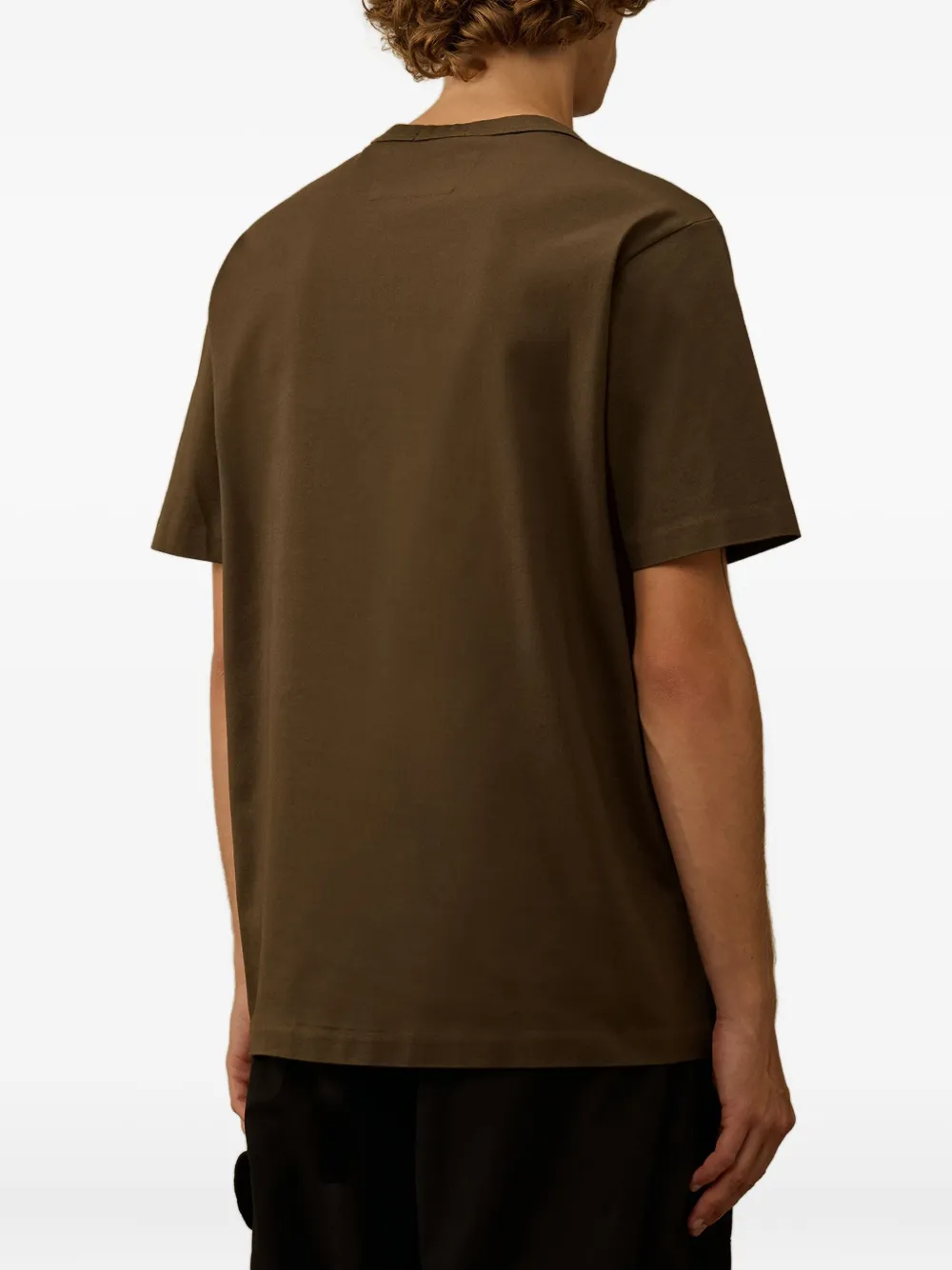 C.P. Company T-shirt met geborduurd logo Groen