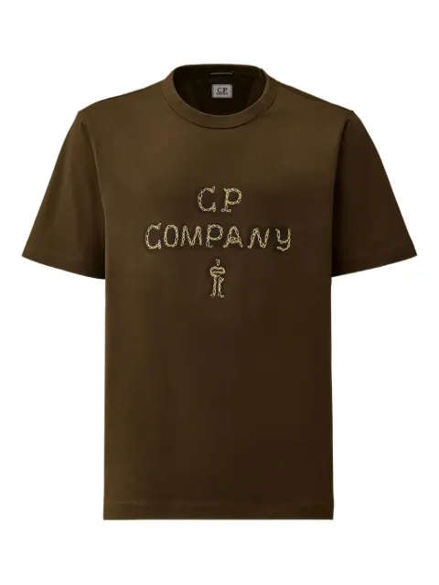 C.P. Company logo-embroidered T-shirt