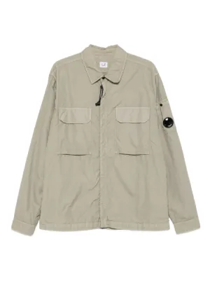 C.P. Company Lino Wax Jacket | Brown | FARFETCH