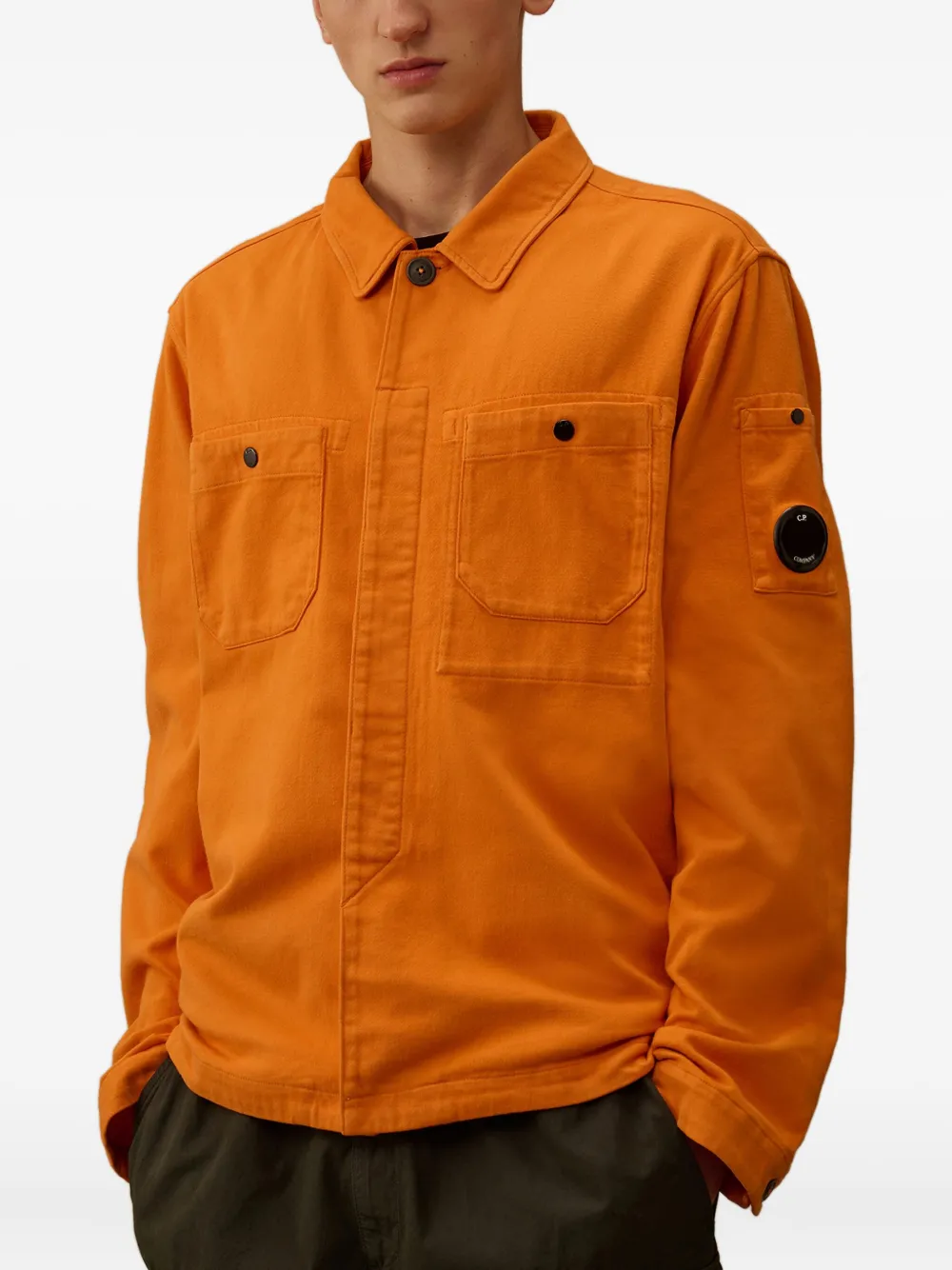 C.P. Company Jack met Lens-zak Oranje