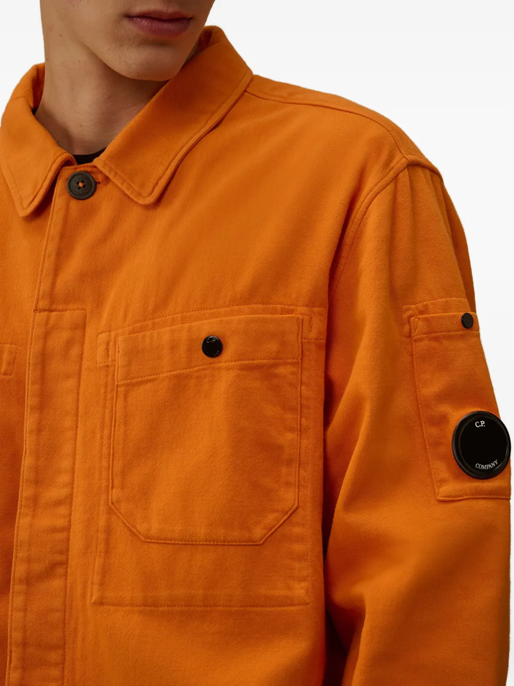 C.P. Company Jack met Lens-zak Oranje