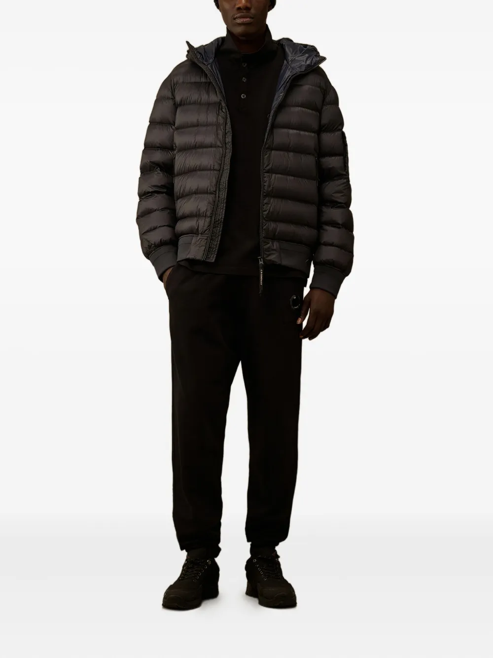 C.P. Company patch-pocket track pants - Zwart