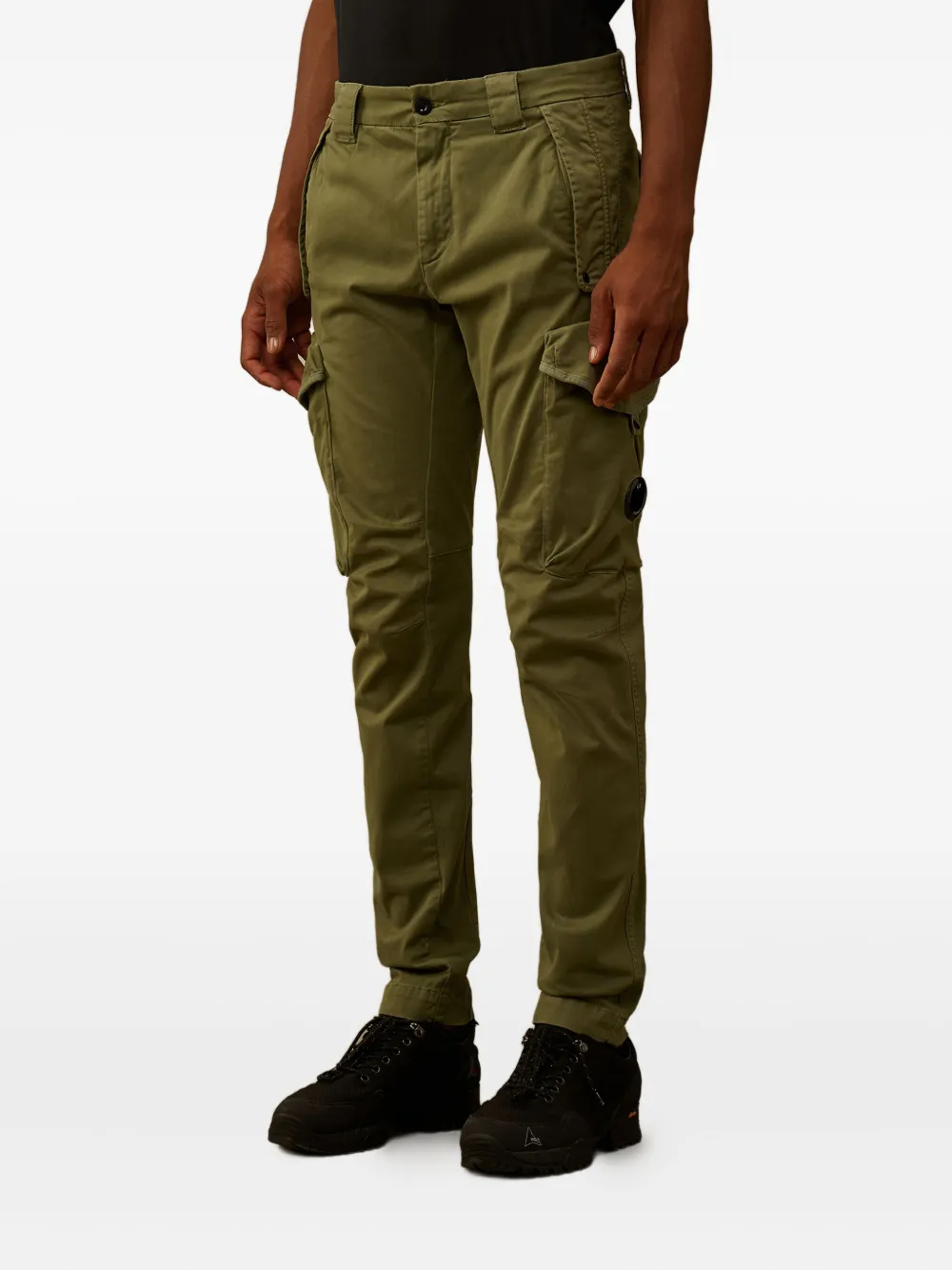 C.P. Company Broek met cargo zak Groen