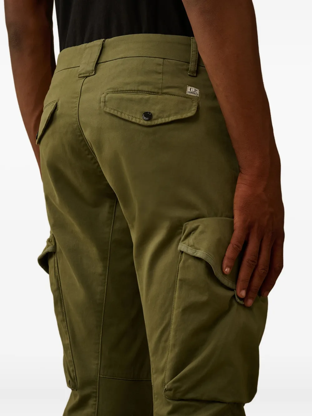 C.P. Company Broek met cargo zak Groen