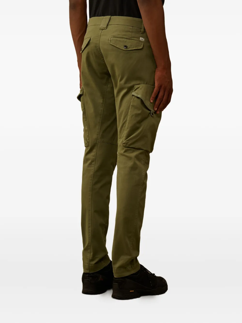 C.P. Company Broek met cargo zak Groen