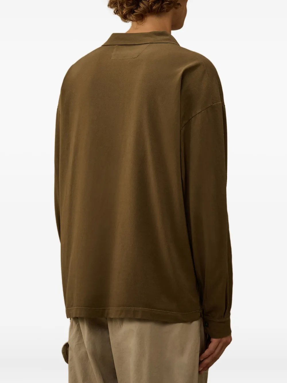 C.P. Company Poloshirt met borstzak Groen