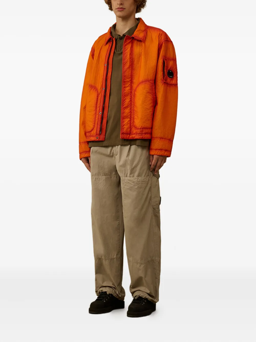 C.P. Company Poloshirt met borstzak - Groen