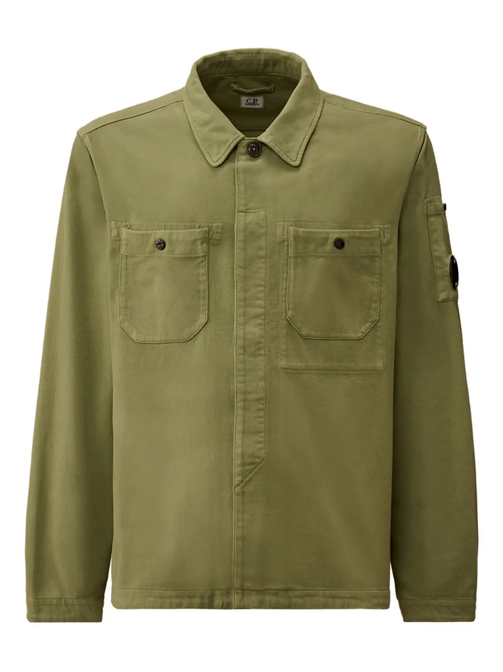 C.P. Company patch-pocket shirt jacket | Green | Image 1