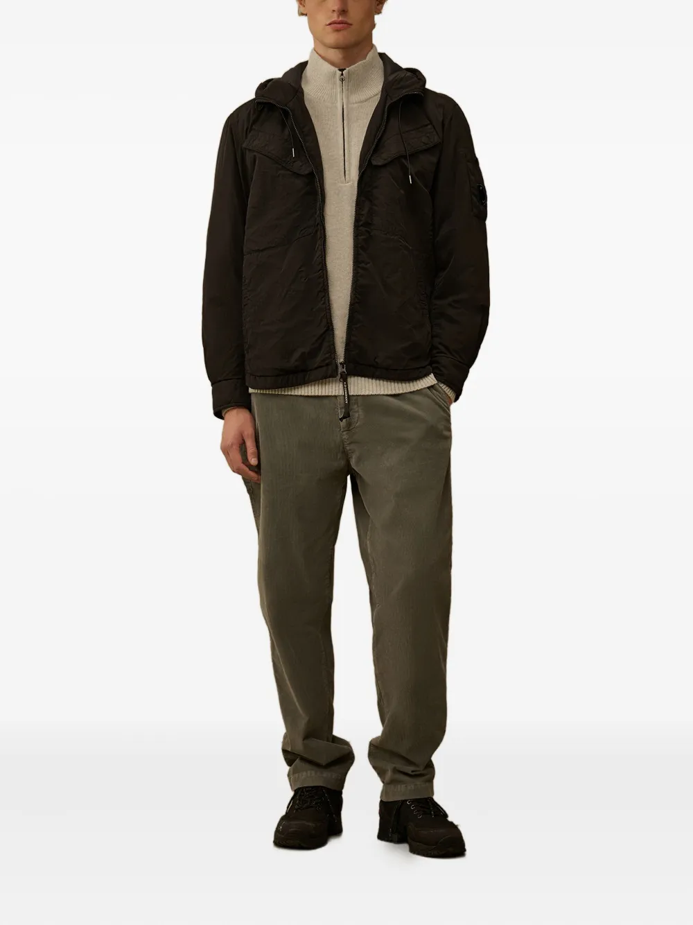 C.P. Company Lens-detail hooded jacket | Hooded Jackets | Image 2