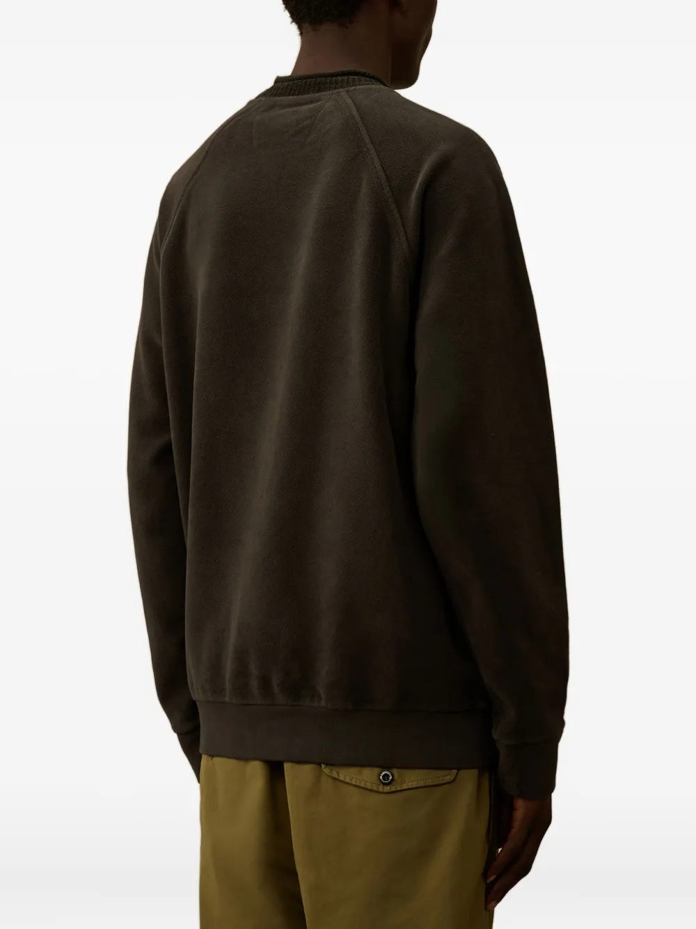 C.P. Company Trui met ronde hals en reliëf Grijs