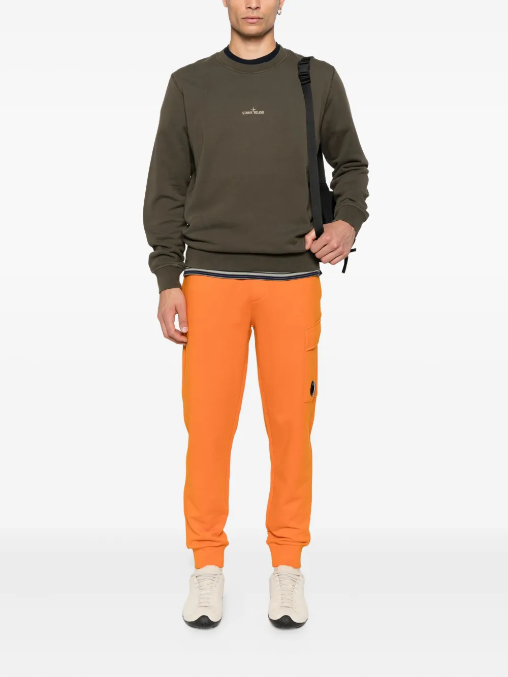 C.P. Company Trainingsbroek met zakdetail - Oranje