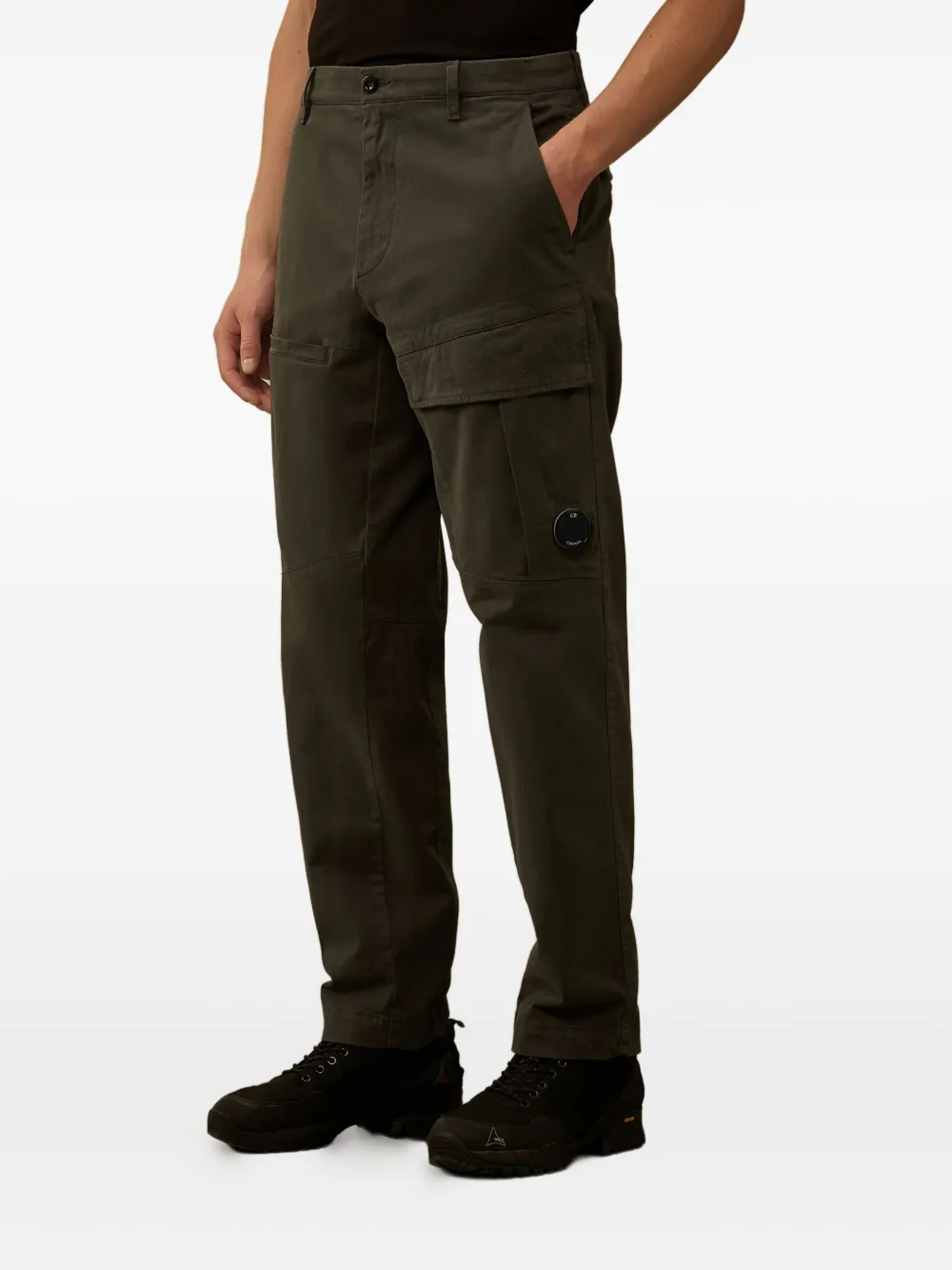 C.P. Company Broek met cargo zak Groen