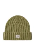C.P. Company ribbed-wool beanie hat - Green