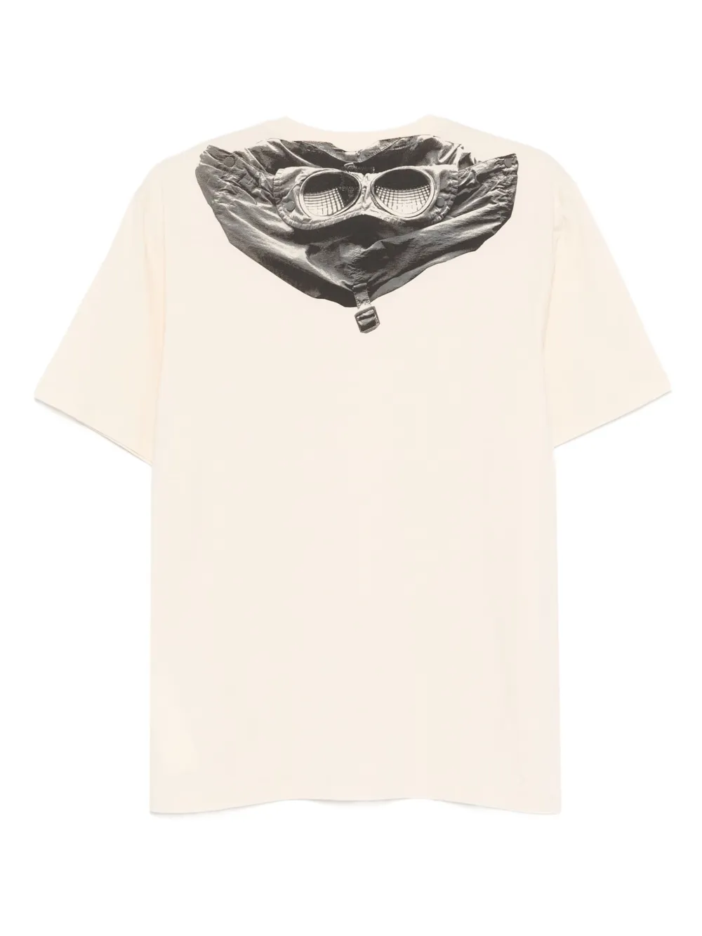 C.P. Company print cotton t-shirt - Beige