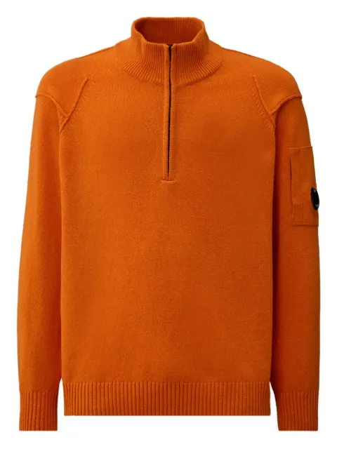 C.P. Company Lens-detail half-zip sweater