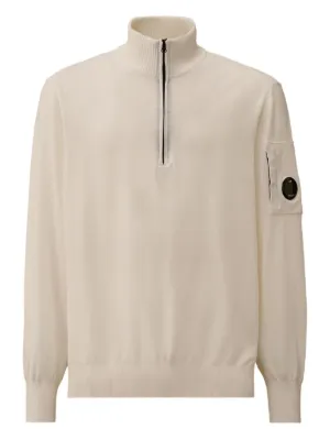 C.P. Company ハーフジップ スウェットシャツ | ブラウン | FARFETCH JP