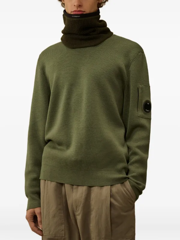 C.P. Company Ribbed Knit Neck Warmer | Green | FARFETCH HK