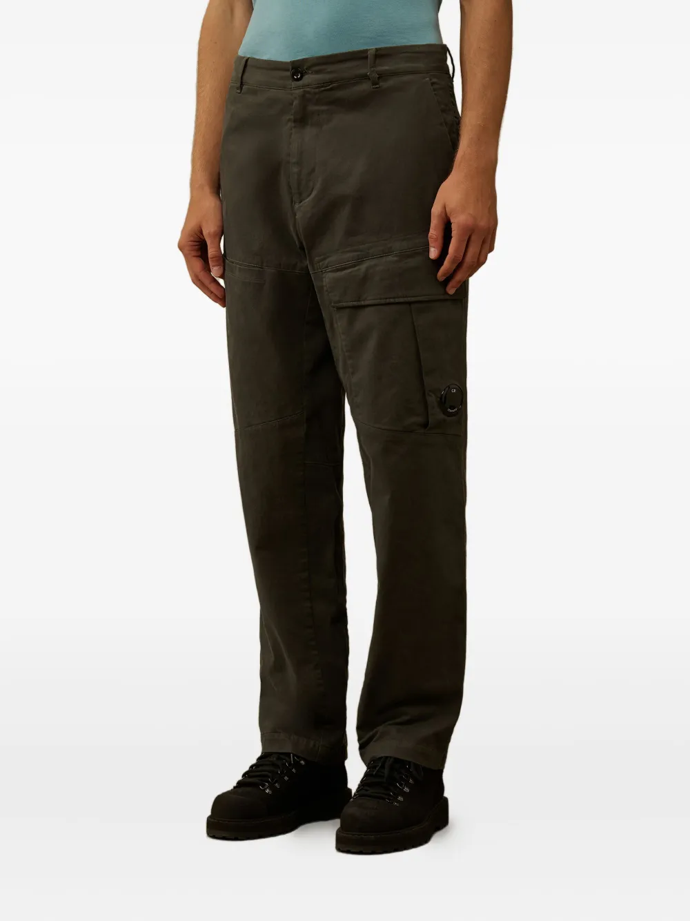 C.P. Company Broek met cargo zak Groen