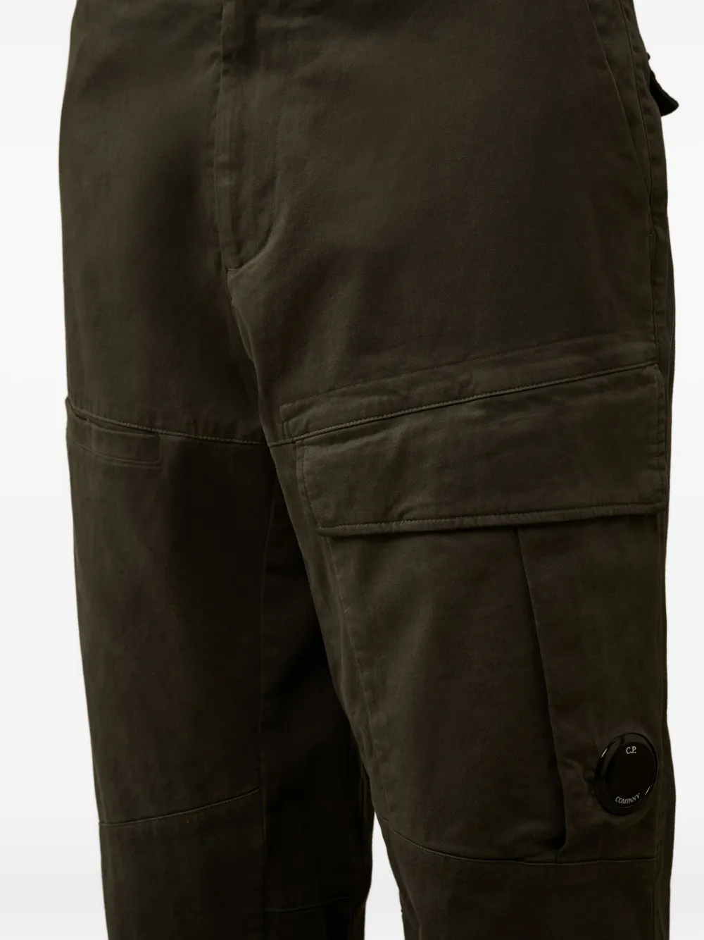 C.P. Company Broek met cargo zak Groen