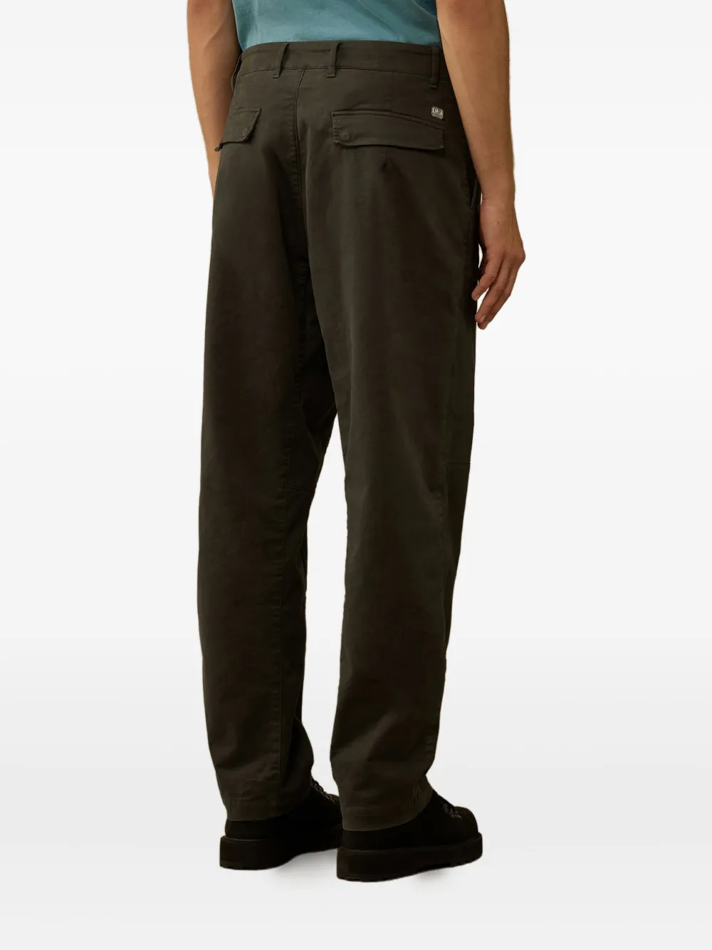 C.P. Company Broek met cargo zak Groen