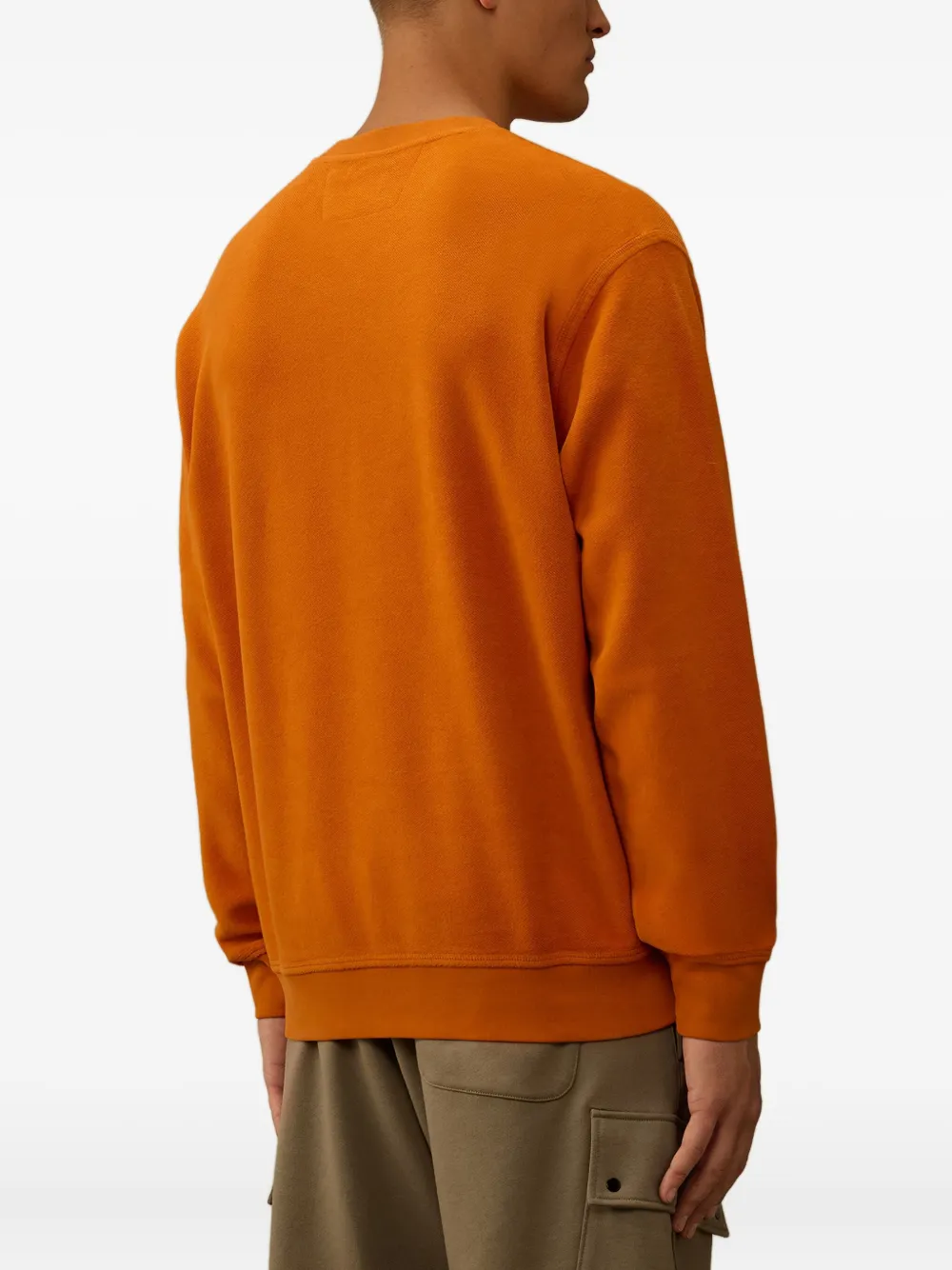 C.p. Company Lens-pocket Sweatshirt In Brown