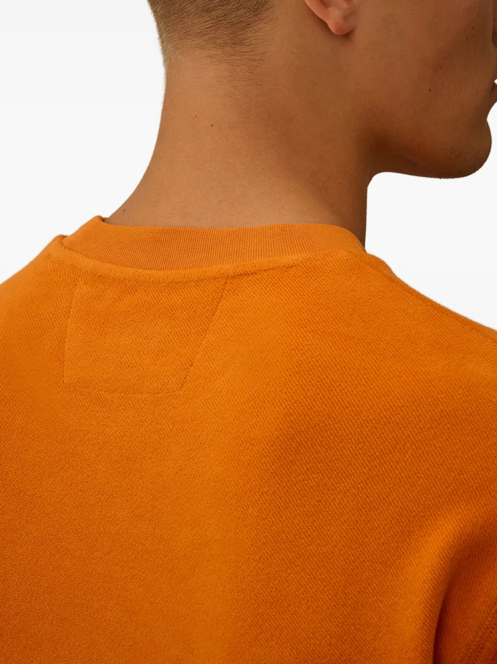 C.p. Company Lens-pocket Sweatshirt In Brown