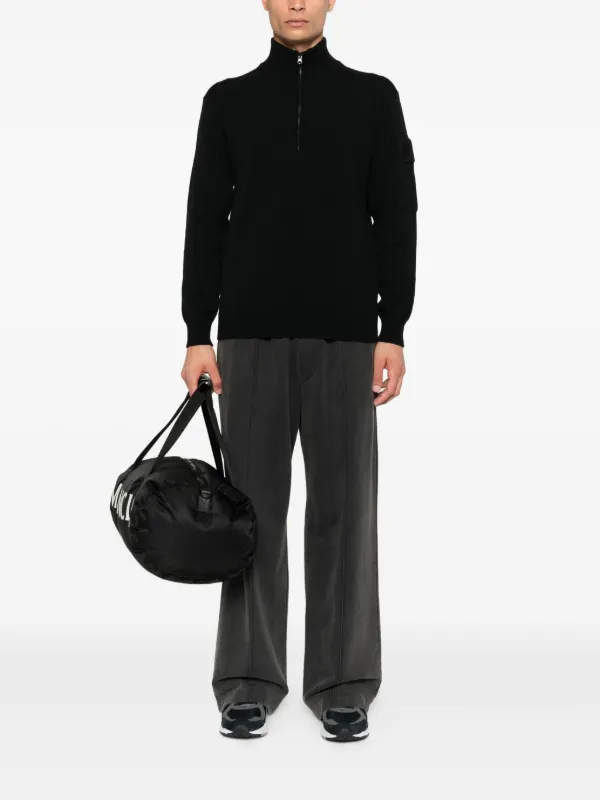 C.P. Company ブラック ハーフジップ セーター M C.P. Company ハーフジップ セーター | ブラック | FARFETCH JP