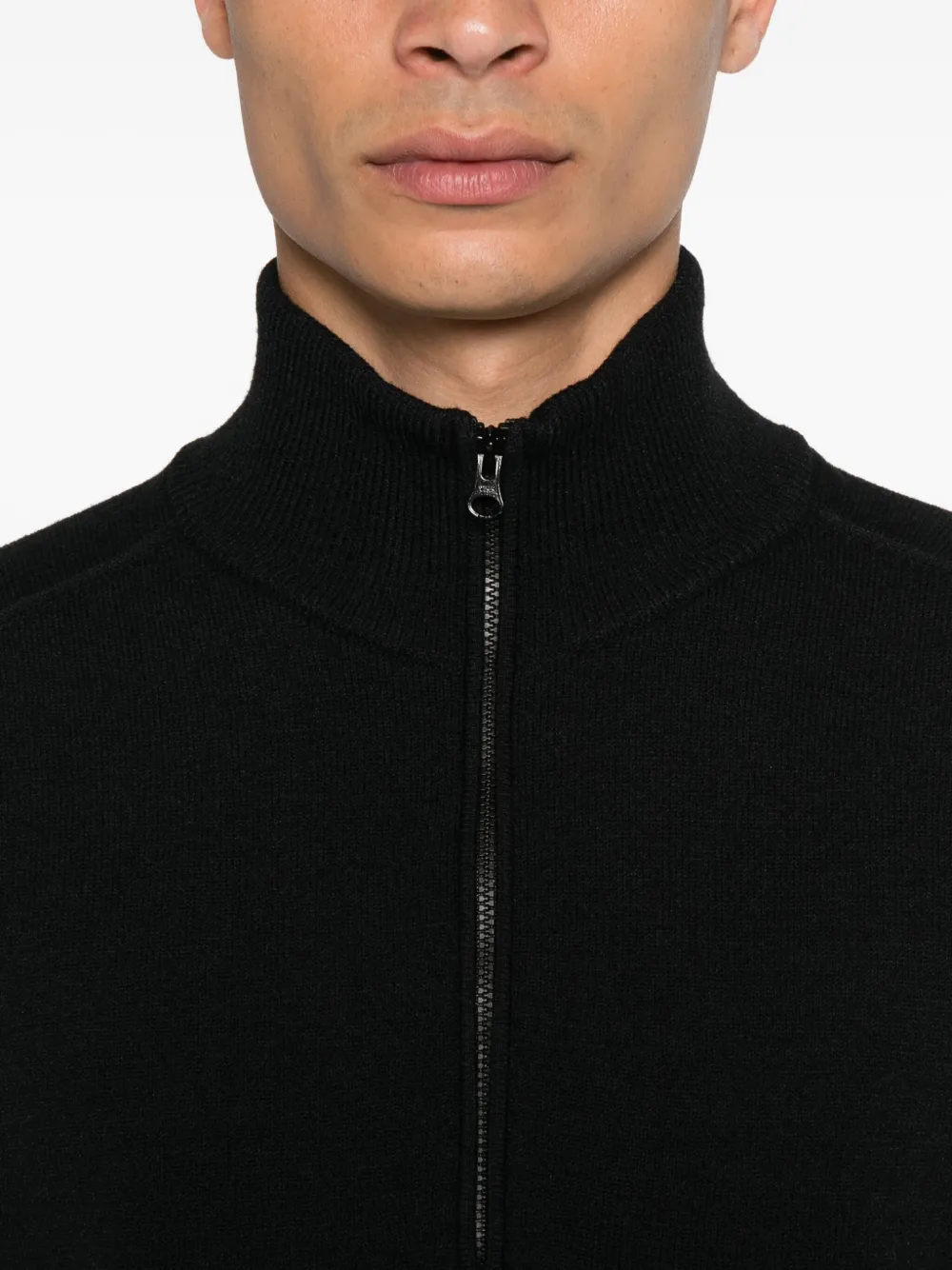 C.P. Company Trui met halve rits Zwart