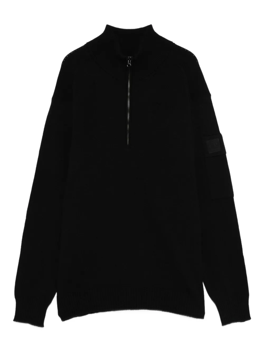 C.P. Company half-zip sweater - ブラック C.P. Company half-zip sweater - ブラック