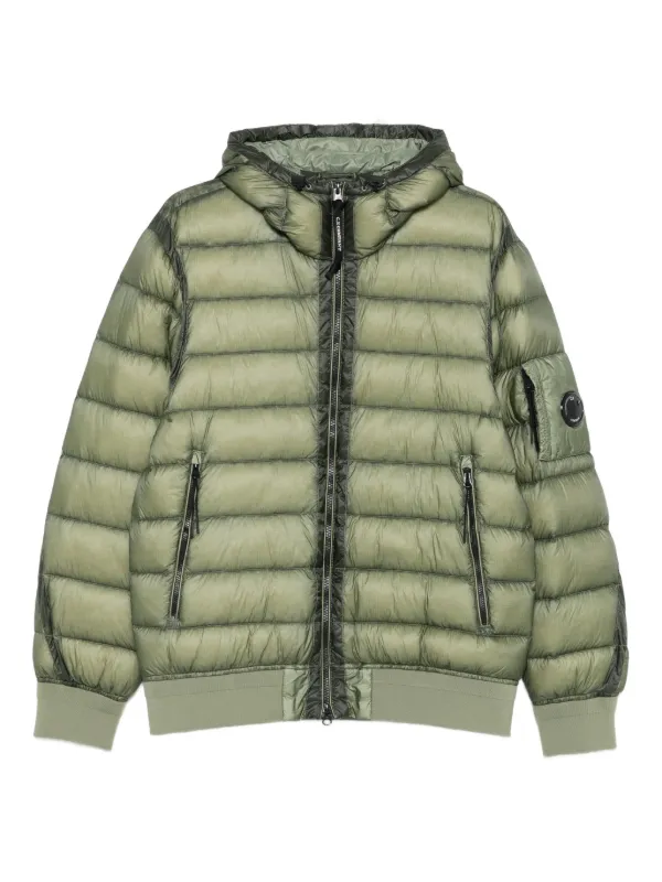 Company Lens-detail Hooded Jacket Green FARFETCH IN