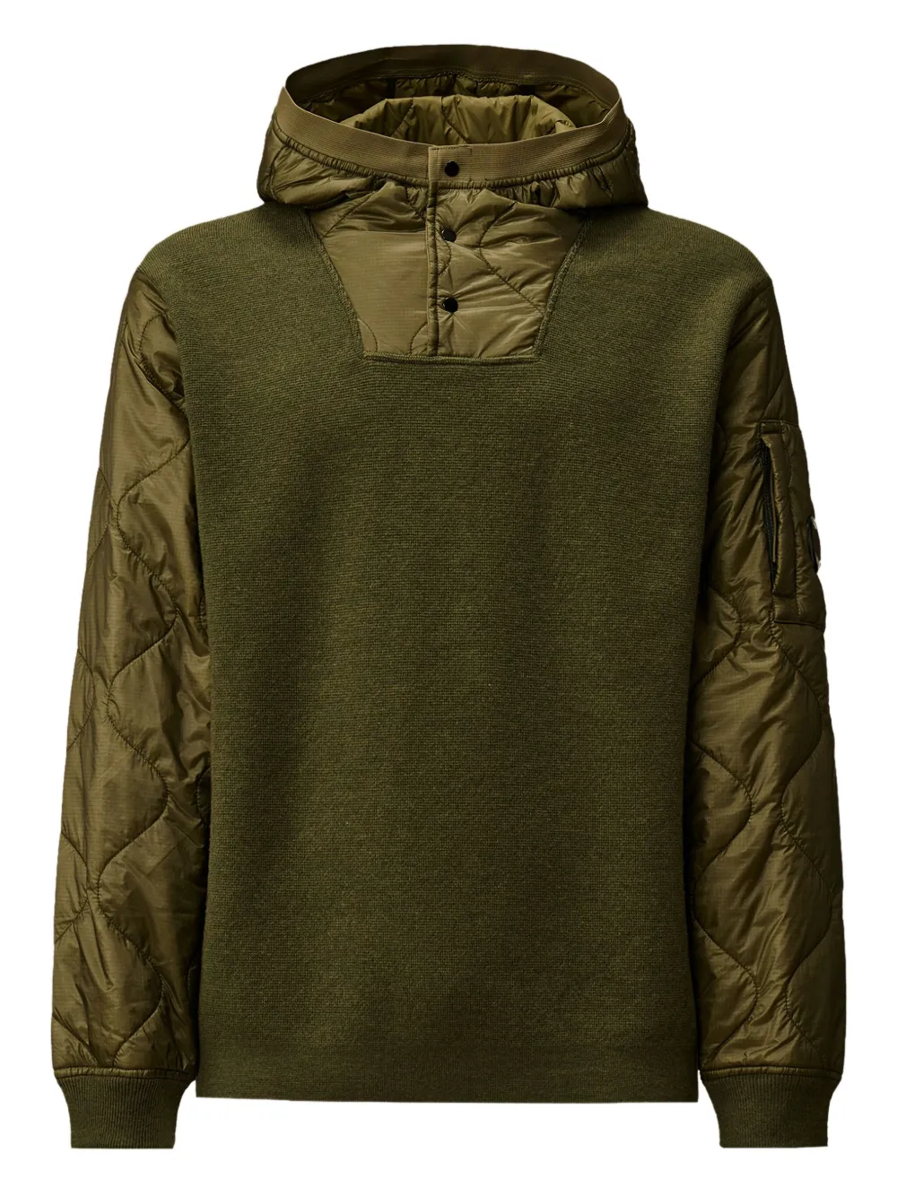 C.P. Company Hoodie met lens detail Groen