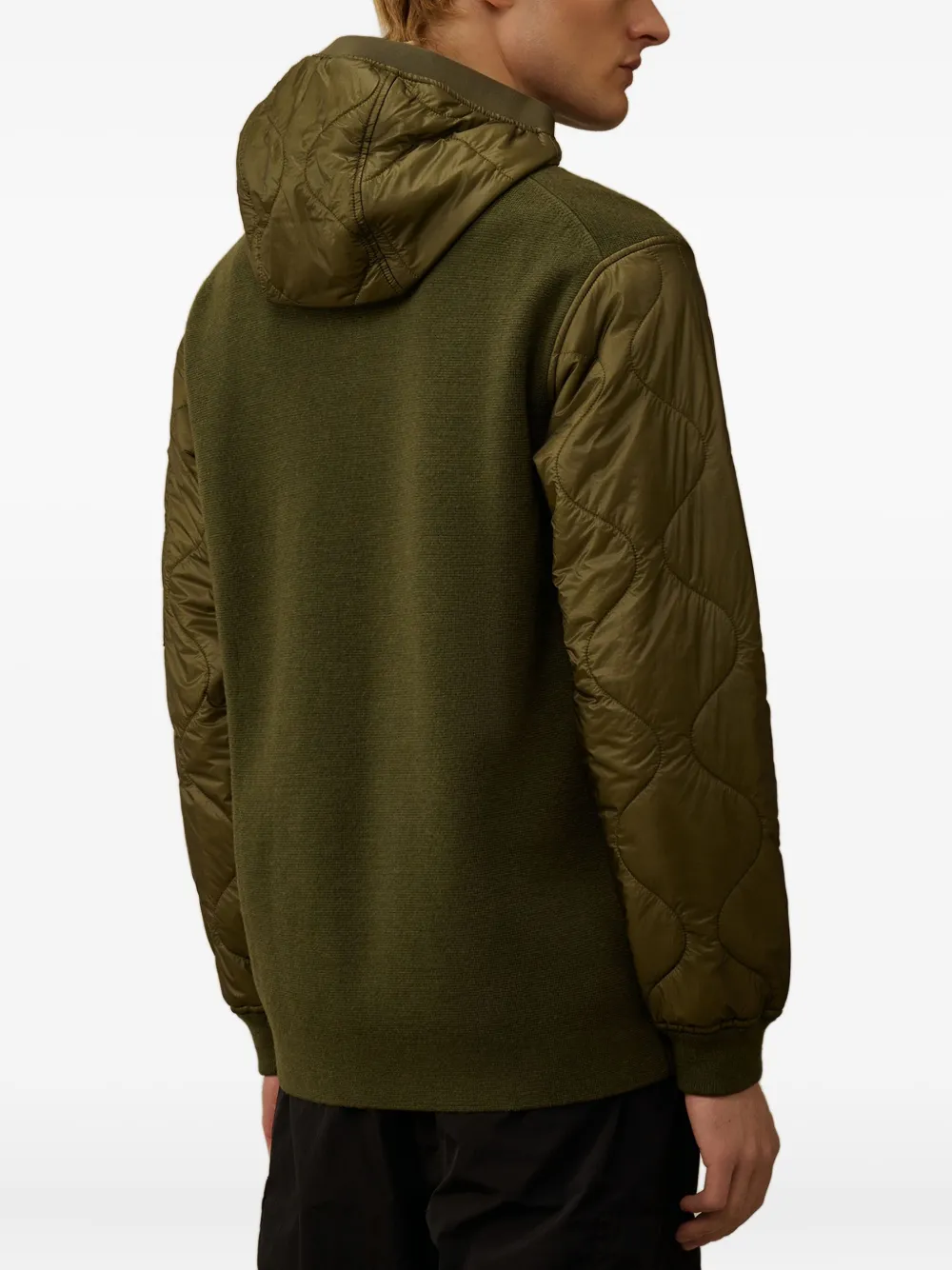 C.P. Company Hoodie met lens detail Groen