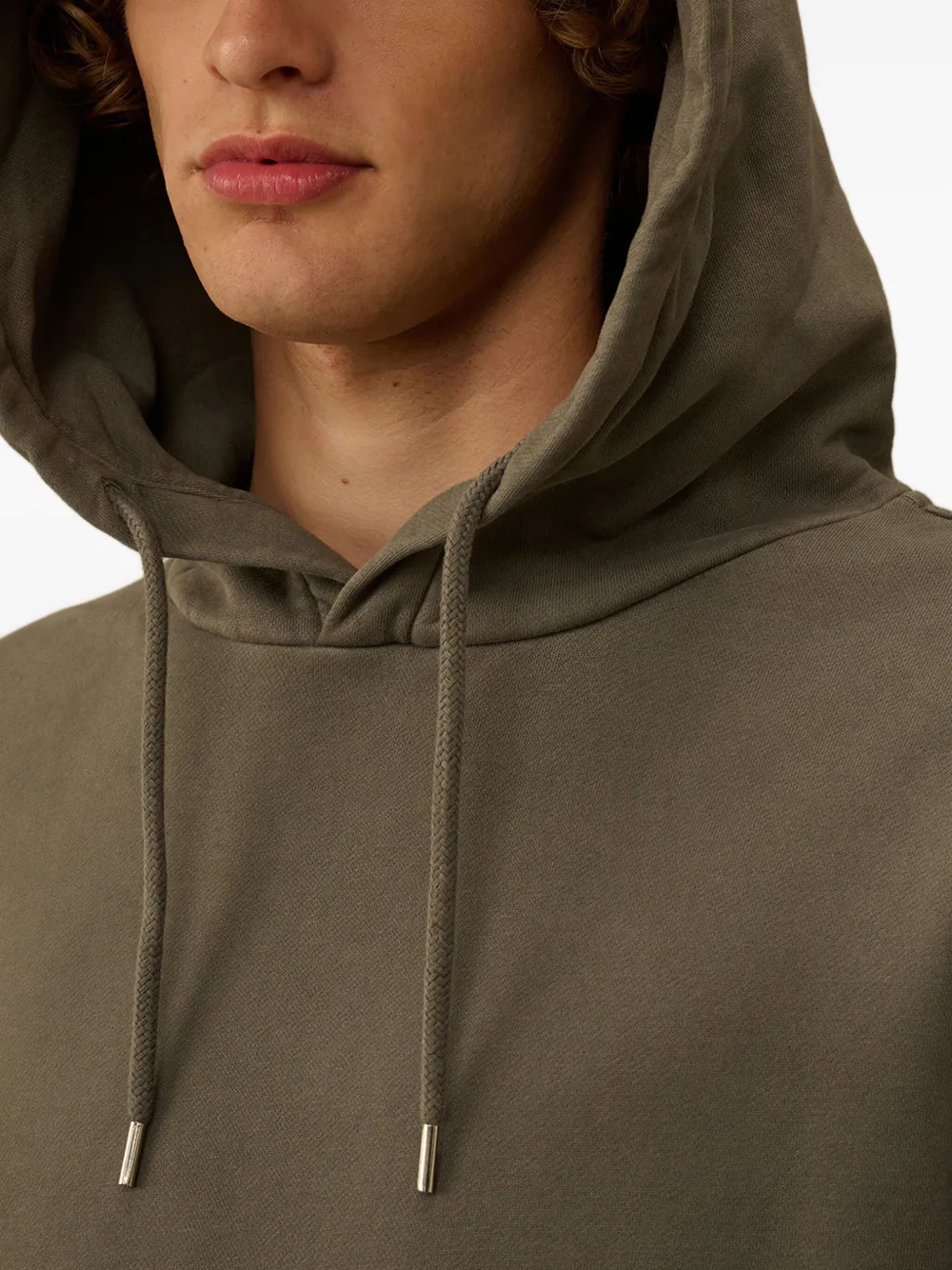C.P. Company lens-detail hoodie Bruin