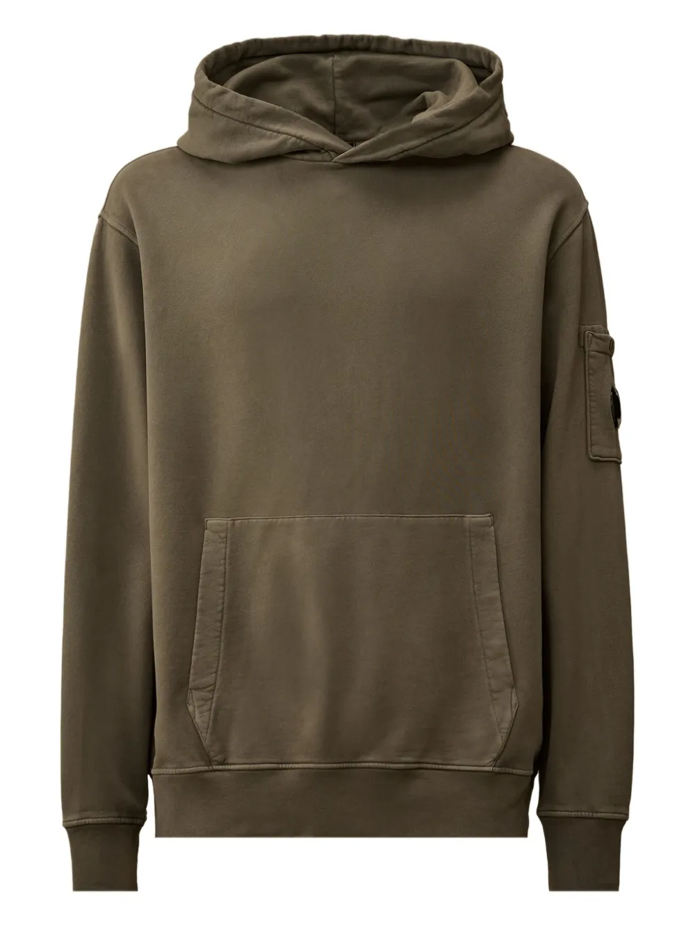 C.P. Company lens-detail hoodie Bruin