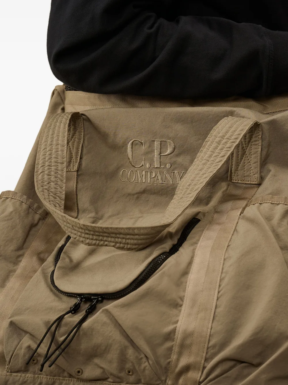 C.P. Company Shopper met geborduurd logo Beige