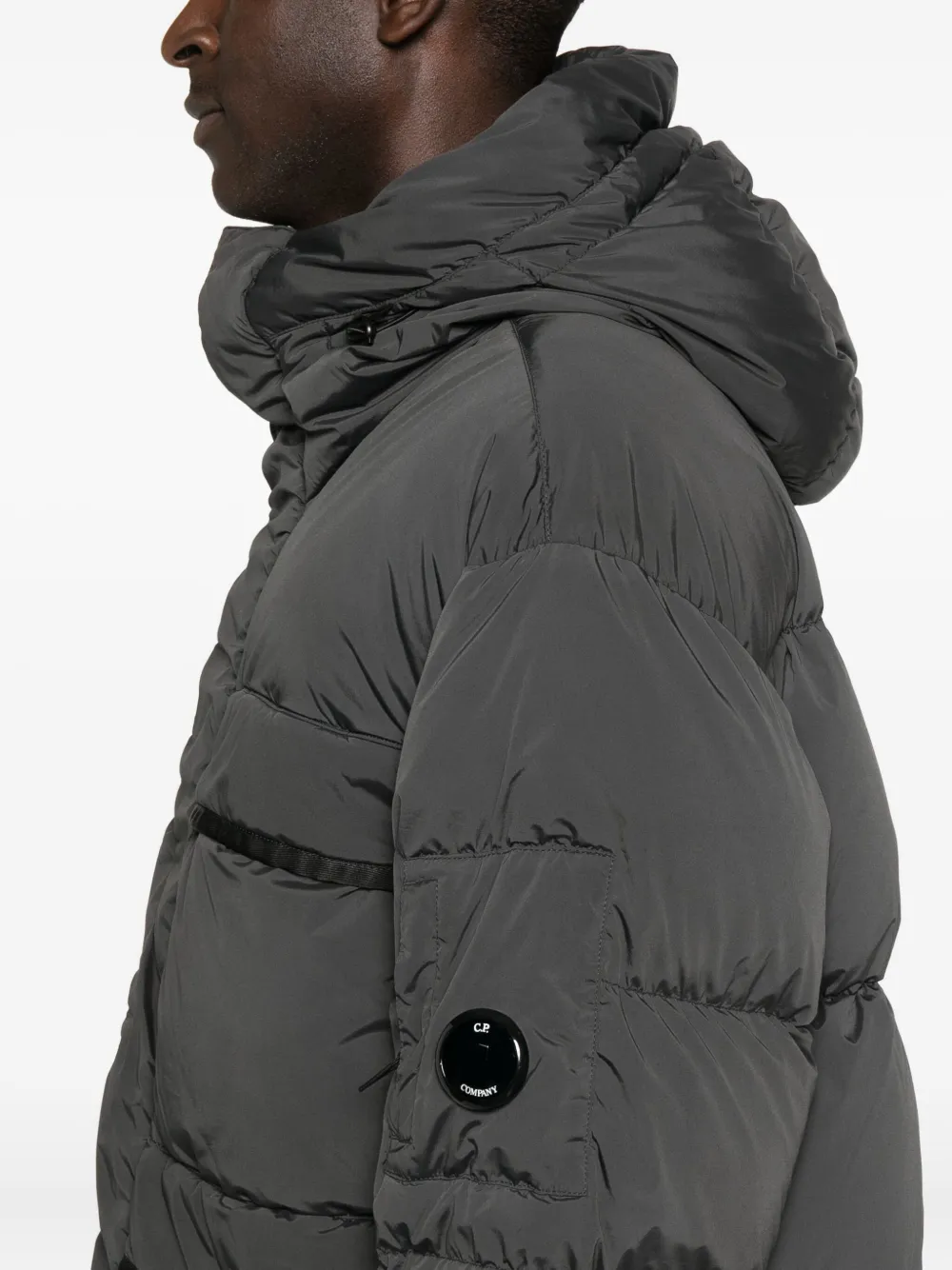 C.P. Company Hooded Padded Jacket | Grey | FARFETCH