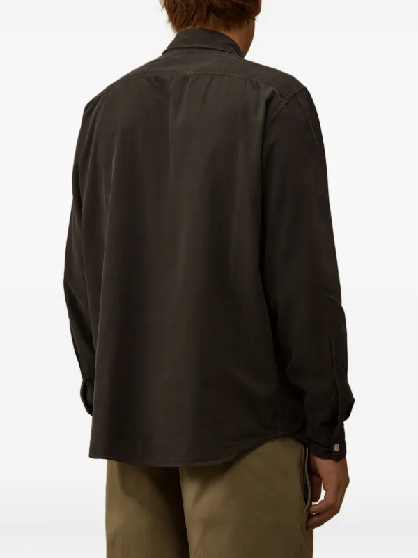 C.P. Company 2000 ストライプ コーデュロイシャツ | グレー | FARFETCH JP