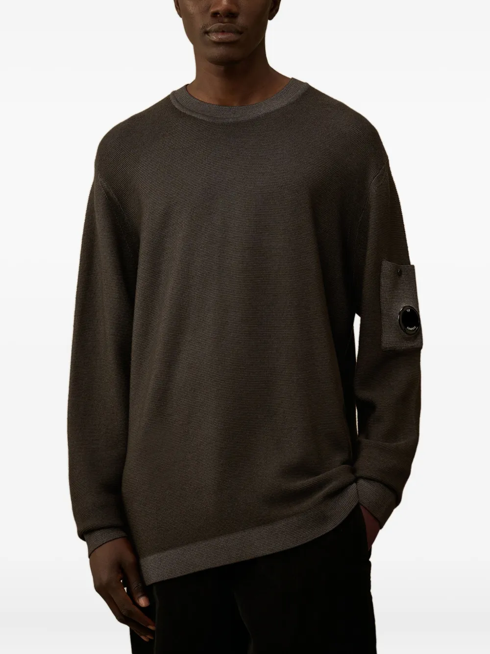 C.P. Company Trui met Lens-zak Grijs
