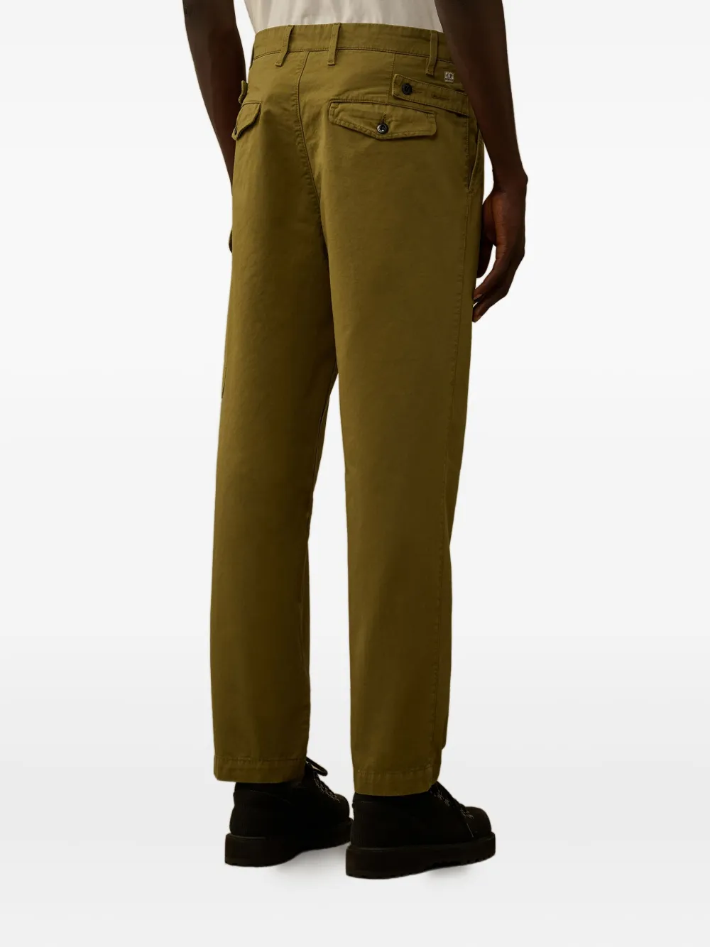 C.P. Company pleated cargo pants Groen