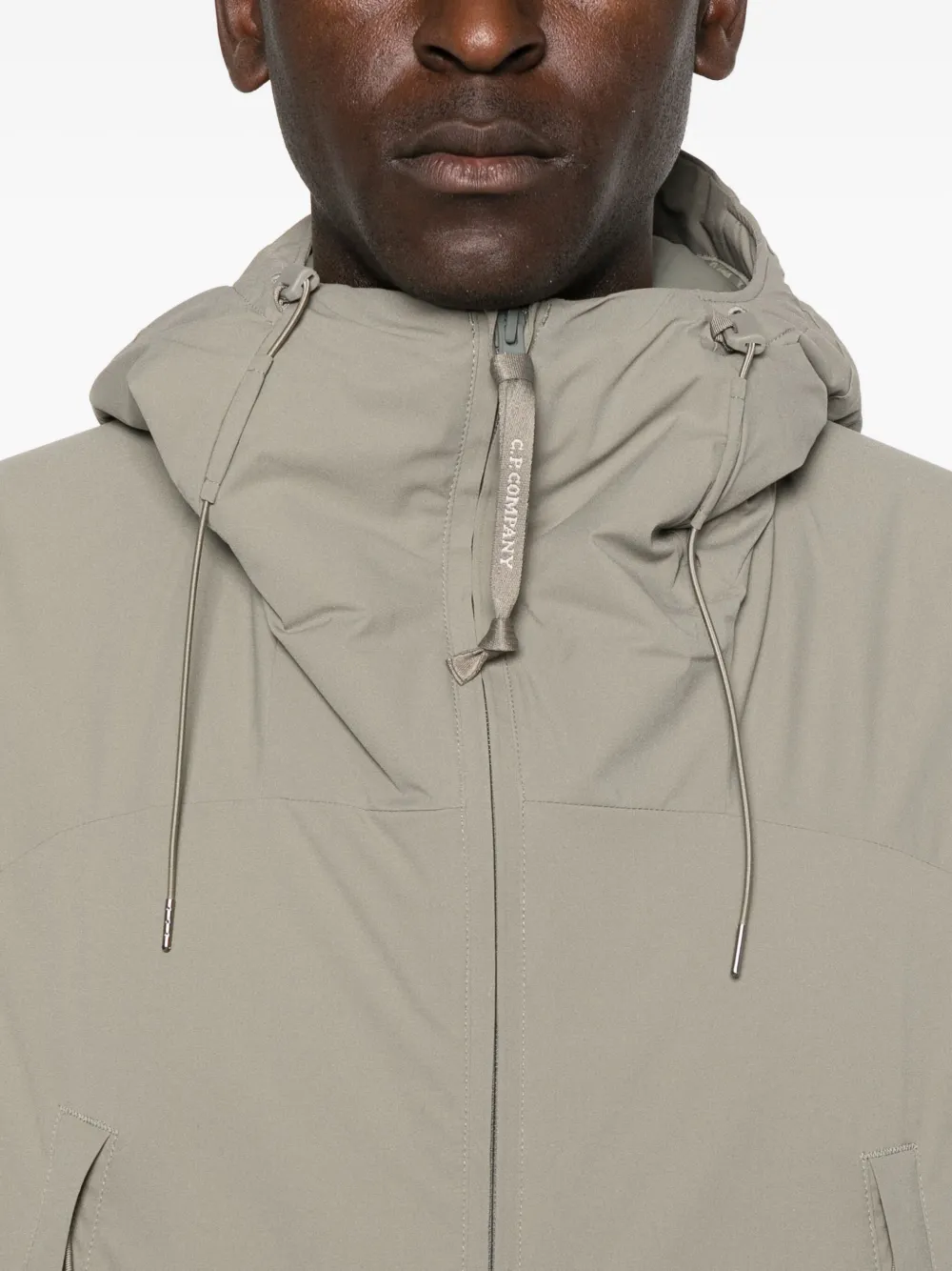 C.p. Company C.p.company Zip-front Jacket With Hood In Multi