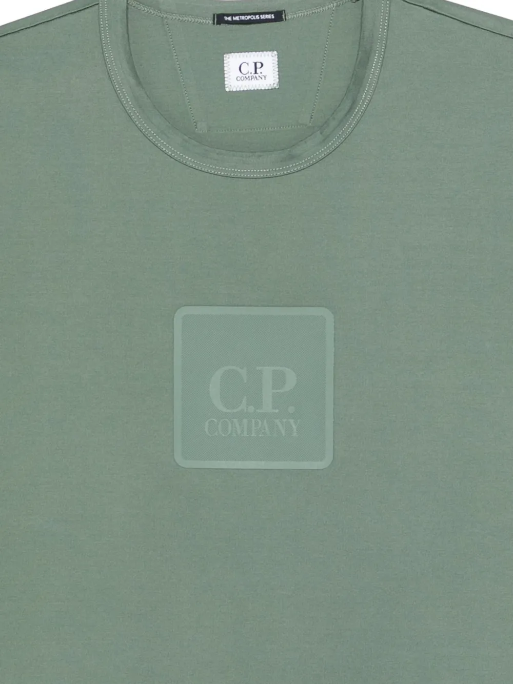 C.P. Company T-shirt met logo Groen