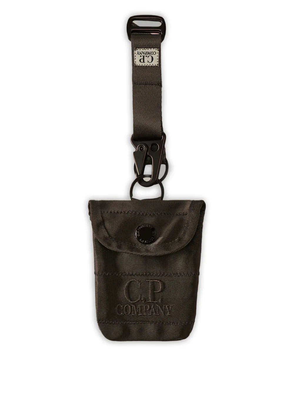 C.P. Company porte-clés à bouton | gris | Image 1