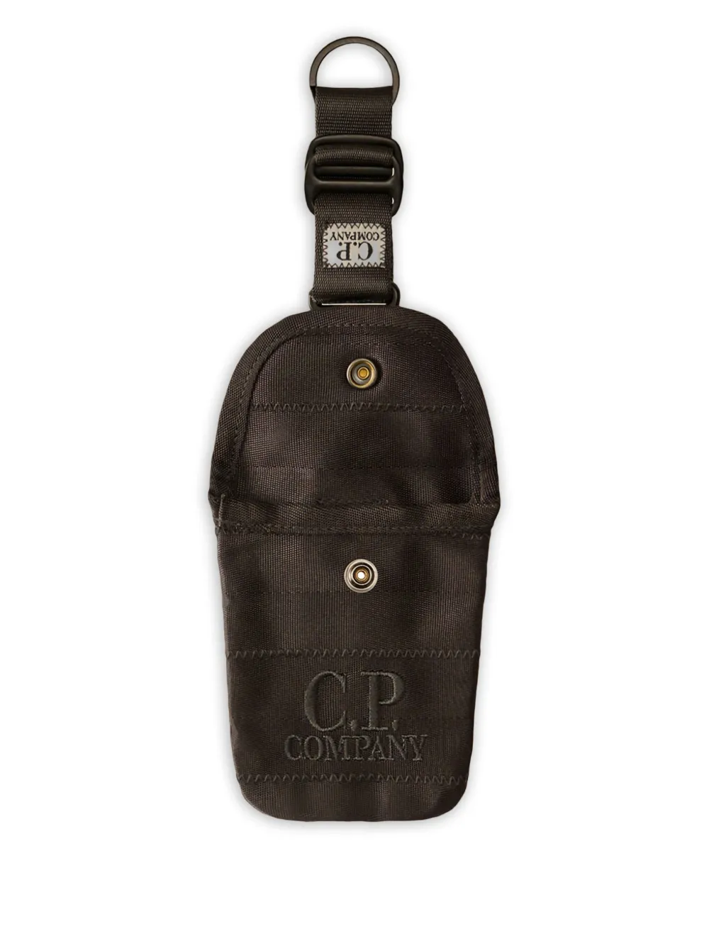 C.P. Company Sleutelhanger met knoopsluiting Grijs