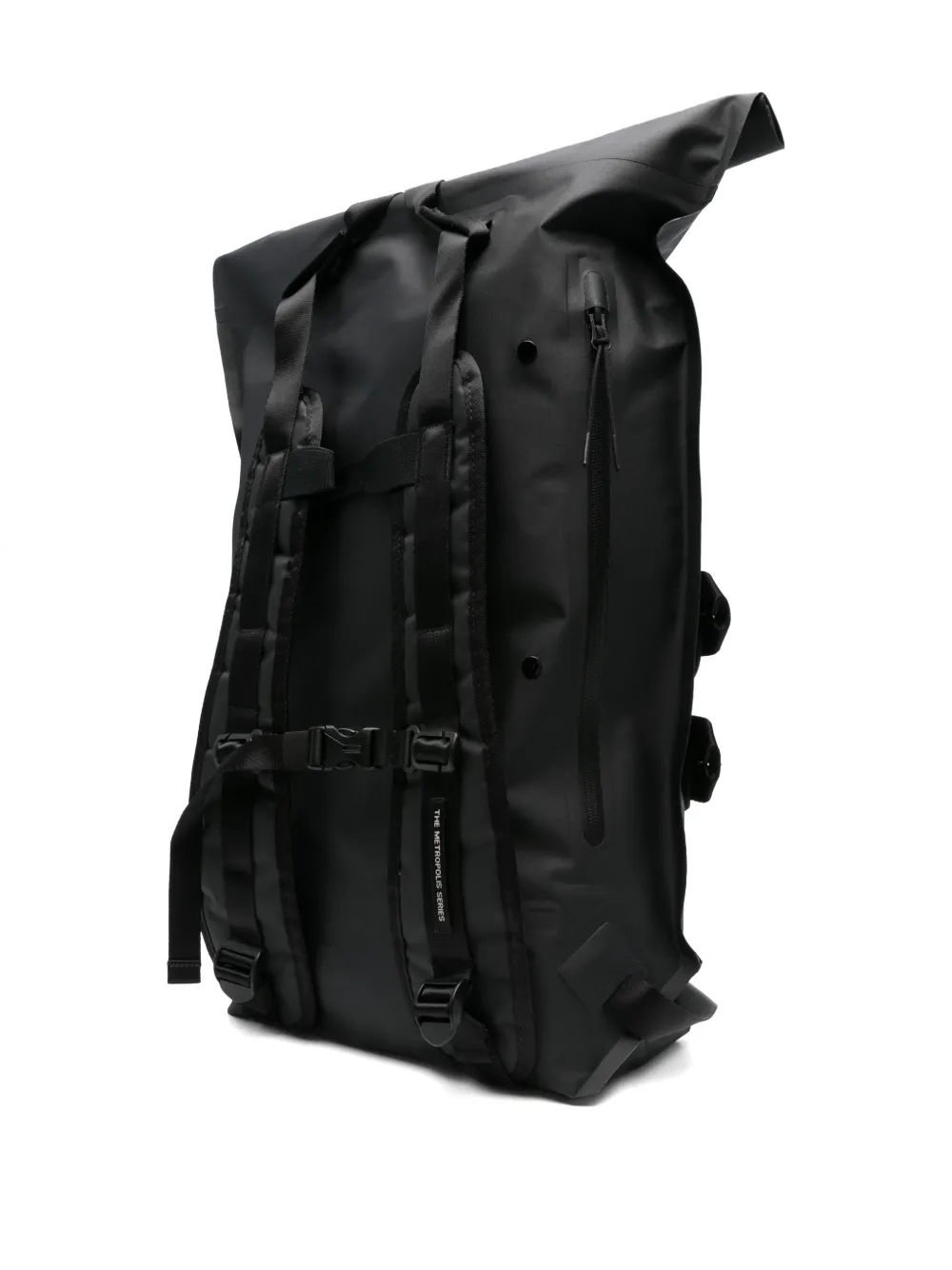 C.P. Company Rugzak met roll-top band Zwart