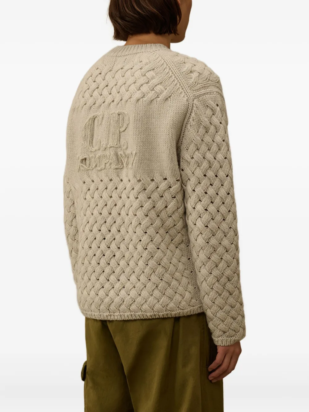 C.P. Company Trui met lange mouwen Beige