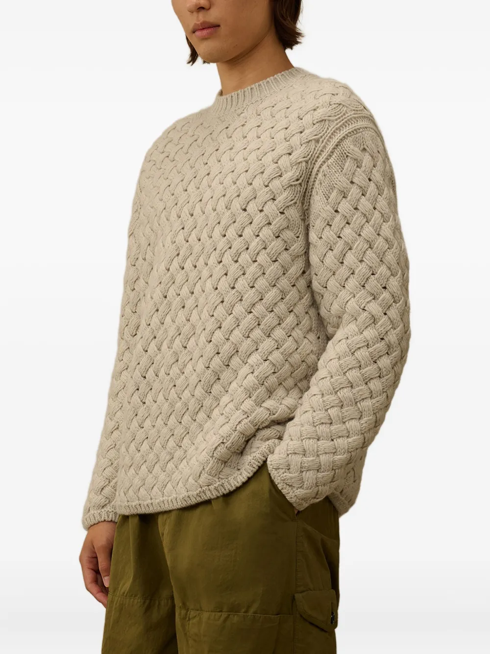 C.P. Company Trui met lange mouwen Beige